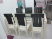 Nhà chật cần bán bộ bàn ăn gỗ căm xe kiểu hiện đại (6 ghế)