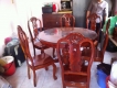 Bán bộ bàn ghế ăn bằng gỗ hương