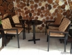 Cần bán hoặc đổi 6 bộ bàn ghế cafe khung sắt và quạt hơi nước