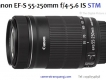 Canon EF-S 55-250mm f/4-5.6 IS STM Canon Tele tầm trung và đa dụng thế hệ STM  Mới