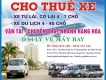 Cho thuê xe tự lái, có lái