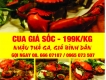 Cua giá sốc 199k !!! Nhậu thả ga – giá bình dân