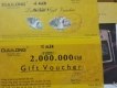 Voucher mua Vàng + Kim cương tại Cửu Long Jewelry