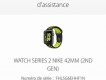 APPLE WATCH 42'' GEN 2 Series 2 Nike+ likenew !!