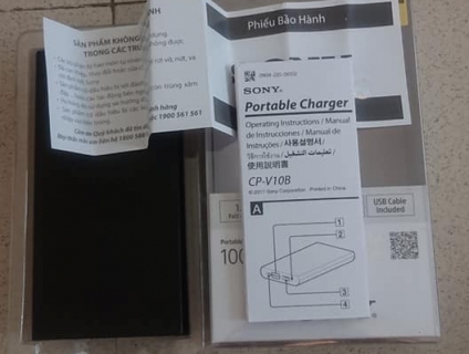 Cần bán sạc dự phòng Sony chính hãng 10,000mAH