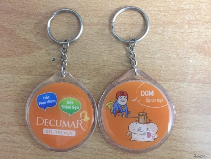 Móc khóa Quà tặng_ In logo thương hiệu