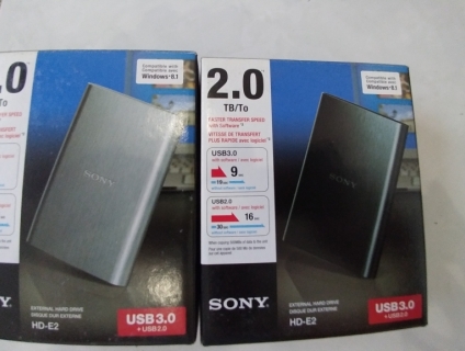 Cần bán: Sony USB3.0 HDD 2TB new fullbox giá 1T650