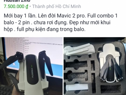 Cần bán compo Hubsan Zino 1 balo 2 pin