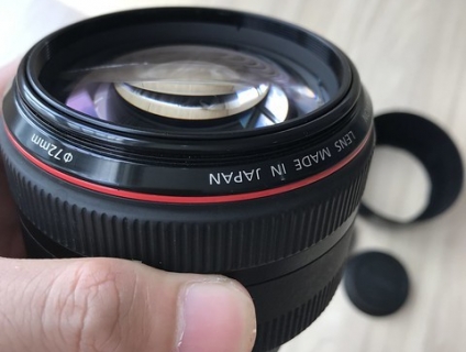 Cần bán : ống kinh Canon 85 1.2L mark II code UC