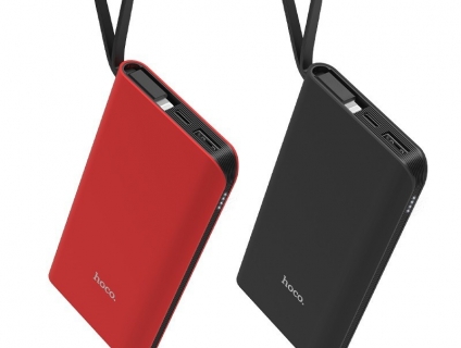 Pin sạc dự phòng Hoco J25 10000mAh Tích hợp sẵn đầu sạc Lightning cho