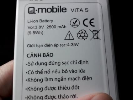 Pin zin Q-Mobile Vita S - VitaS - Q-Smart - Qmobile - Qsmart