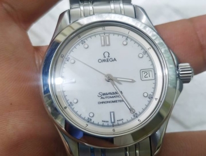 Omega SeaMaster Automatic Stainless Steel Ngựa Biển Chính Hãng