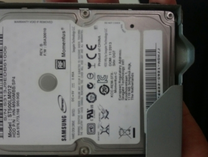 Cần bán ổ cứng HDD 2.5" (dành cho laptop): Seagate 500Gb-cổng Sata