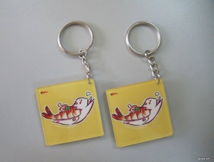 Móc khoa in hình theo yêu câù