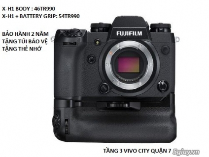Mừng khai trương ~ Giảm ngay 18tr cho Fujifilm X-H1