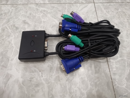 Bộ chuyển đổi và kết nối từ 2 PC vào 1 màn hình