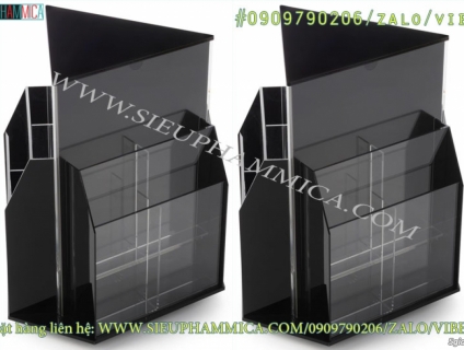 Kệ xoay menu có sẵn, kệ menu xoay, kệ đựng tờ roi xoay, kệ xoay 3 mặt