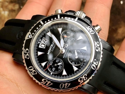 Montblanc Meisterstuck Flyback Sport Dual-Date Chronograph Automatic Size 41.5