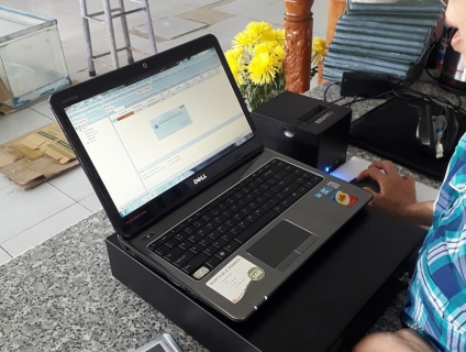 Lắp đặt bộ phần mềm quản lý- tính tiền cho Quán ăn Hải sản