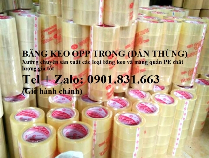 Xưởng sản xuất các loại băng keo và màng quấn PE