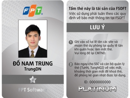 In thẻ từ chấm công, thẻ gửi xe, thẻ thang máy, thẻ nhân viên