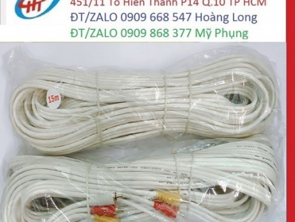 DÂY AV 6 ĐẦU 15 MÉT ĐỒNG NGUYÊN CHẤT - 6 ĐẦU 15 MÉT