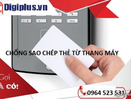 Đầu đọc và công nghệ chống copy sao chép thẻ thang máy