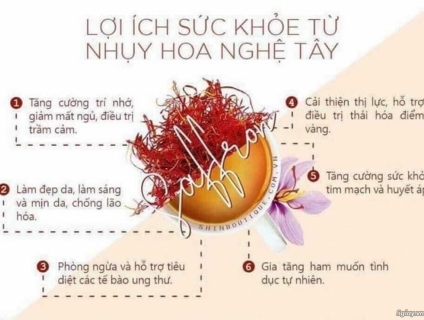 Saffron Nhụy Hoa Nghệ Tây Chính Hãng Bahraman chỉ 180K/g