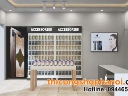 Thiết kế và thi công trọn gói shop đồng hồ nam đẹp mắt