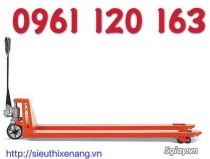 xe nâng tay thấp càng nâng siêu dài