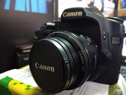 Canon 50D Và Lens Fix 50mm