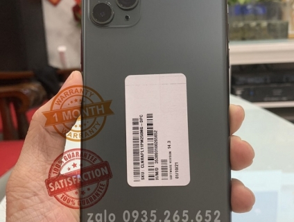 Iphone 11 Pro Max 256Gb quốc tế Mỹ , nguyên zin full, mới 99 long lanh