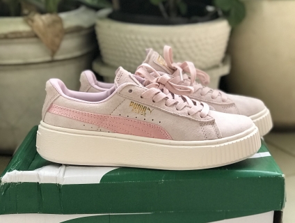 PUMA SUEDE PINK  size 37 cho nữ new 100%