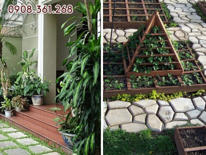 Khuôn gạch lát sân vườn chất lượng giá rẻ.