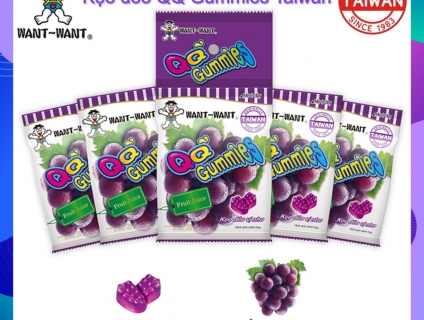 KẸO DẺO TRÁI CÂY QQ GUMMIES TAIWAN