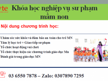 Khai giảng lớp giáo viên mầm non, bảo mẫu, cấp dưỡng
