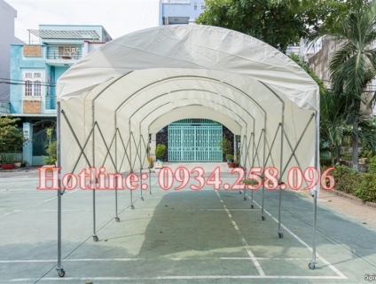 Chuyên thi công các công trình mái che nhà xe, nhà xe di động,