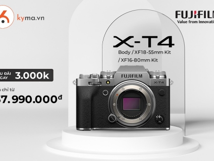 Tin khuyến mãi - Mua Fujifilm X-T4 tặng ưu đãi liền tay đến 3 triệu