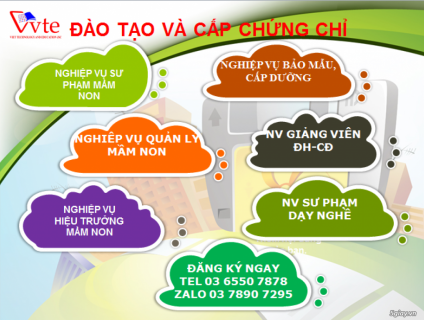đào tạo và cấp chứng chỉ mầm non khoá online