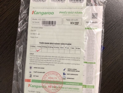 Bán máy nước nóng lạnh Kagaroo KG3331 còn mới 95%