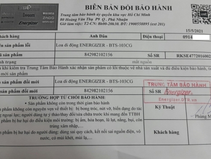 Loa di động kiêm sạc dự phòng Energizer, mới 100%, bảo hành dài End: 23h 19/05/21