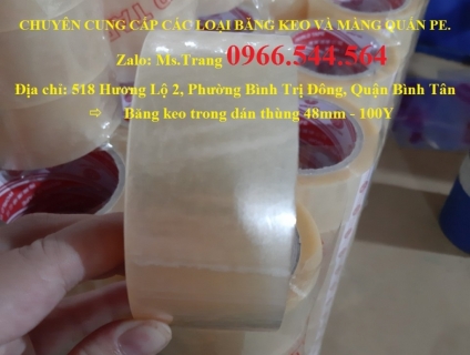 Băng keo trong, đục, màu dán thùng giá sỉ tận xưởng