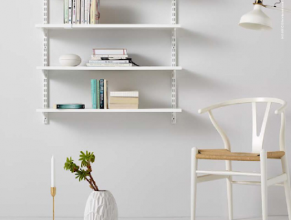 Bộ kệ gắn tường xinh xắn dành cho phòng ngủ