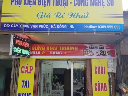 Thanh lý cửa hàng phụ kiện Điện thoại