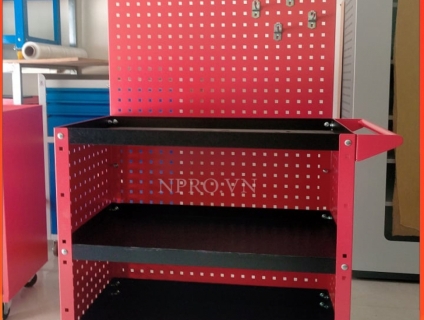 Xe đẩy dụng cụ 3 ngăn thông minh trong sửa chữa