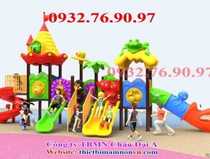 Cầu trượt mê cung mầm non giá rẻ