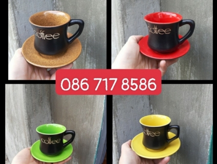 Bộ cốc cafe nóng bằng gốm 150ml