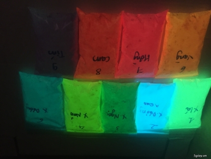 sơn dạ quang phát sáng trong đêm