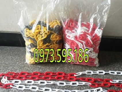 Dây xích nhựa phi 6 nhiều màu dài 25m/cuộn