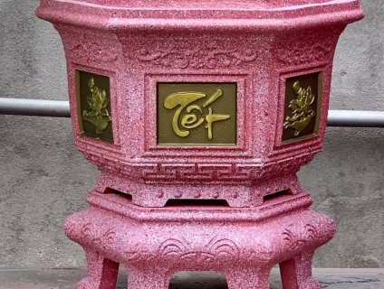 Khuôn Đổ Chậu Lục Giác 38 Có Chân Đôn Kỷ